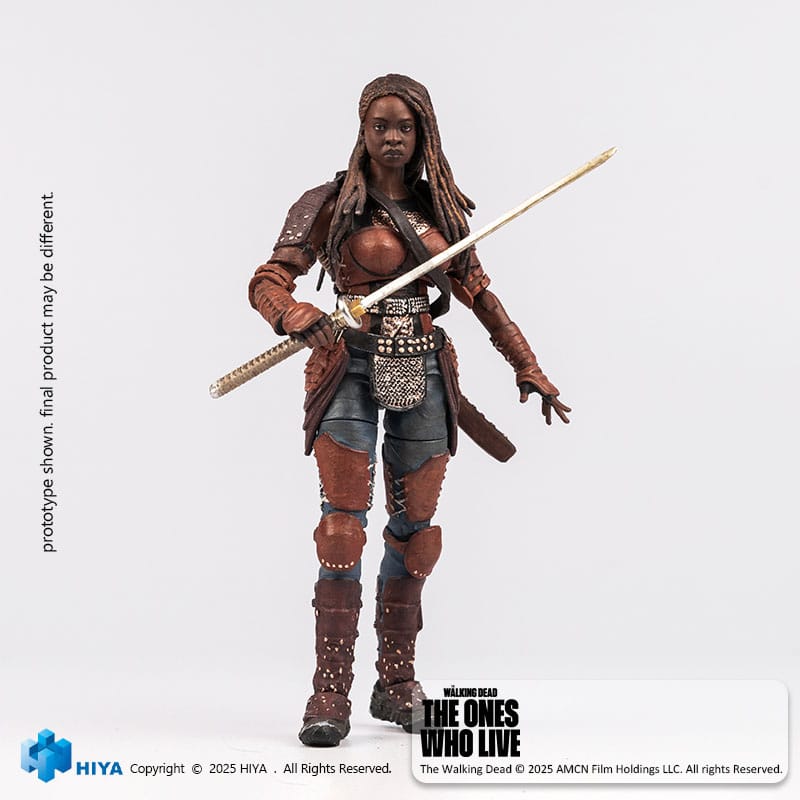 The Walking Dead: The Ones Who Lived Exquisite Mini Action Figure 1/18 Michonne 10cm - Action Figures - Hiya Toys - Hobby Figures UK