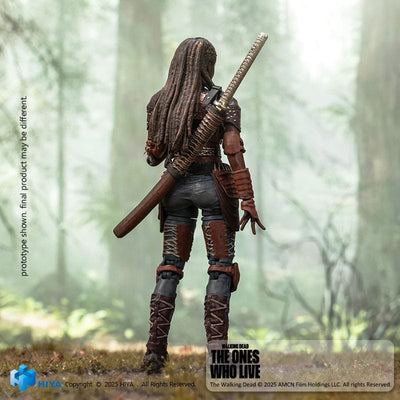 The Walking Dead: The Ones Who Lived Exquisite Mini Action Figure 1/18 Michonne 10cm - Action Figures - Hiya Toys - Hobby Figures UK