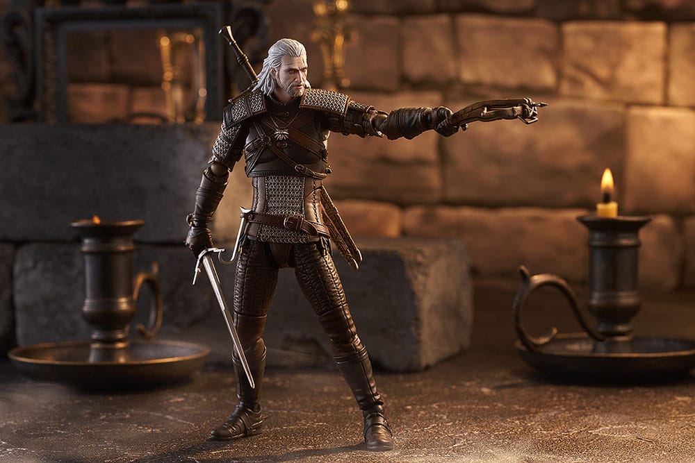 The Witcher 3: Wild Hunt Figma Action Figure Geralt 16cm - Action Figures - Max Factory - Hobby Figures UK