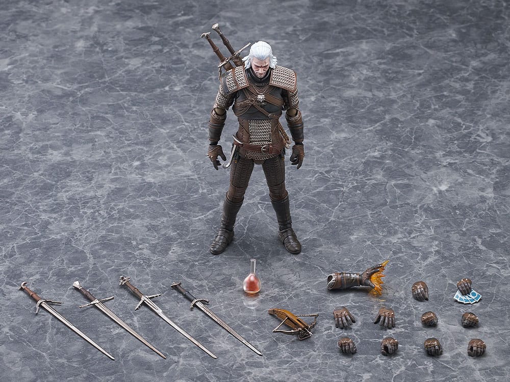 The Witcher 3: Wild Hunt Figma Action Figure Geralt 16cm - Action Figures - Max Factory - Hobby Figures UK