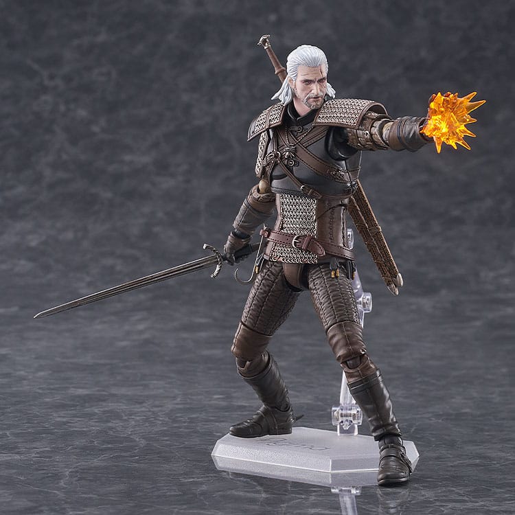 The Witcher 3: Wild Hunt Figma Action Figure Geralt 16cm - Action Figures - Max Factory - Hobby Figures UK