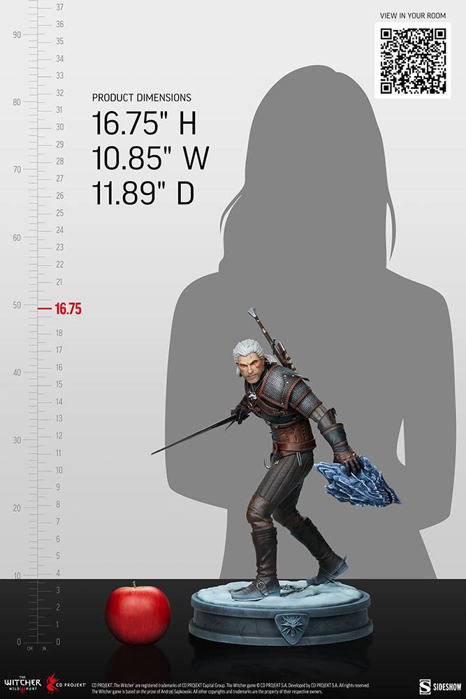 The Witcher 3: Wild Hunt Statue Geralt 42cm - Scale Statue - Sideshow Collectibles - Hobby Figures UK