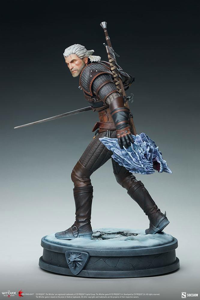 The Witcher 3: Wild Hunt Statue Geralt 42cm - Scale Statue - Sideshow Collectibles - Hobby Figures UK