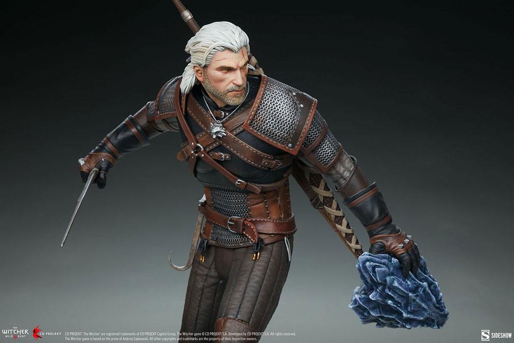 The Witcher 3: Wild Hunt Statue Geralt 42cm - Scale Statue - Sideshow Collectibles - Hobby Figures UK