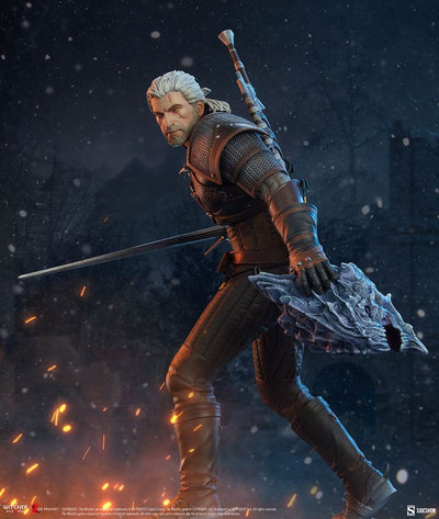 The Witcher 3: Wild Hunt Statue Geralt 42cm - Scale Statue - Sideshow Collectibles - Hobby Figures UK