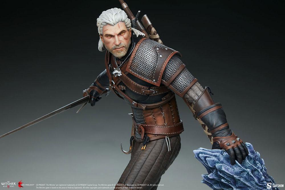 The Witcher 3: Wild Hunt Statue Geralt 42cm - Scale Statue - Sideshow Collectibles - Hobby Figures UK