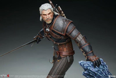 The Witcher 3: Wild Hunt Statue Geralt 42cm - Scale Statue - Sideshow Collectibles - Hobby Figures UK