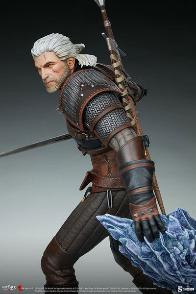 The Witcher 3: Wild Hunt Statue Geralt 42cm - Scale Statue - Sideshow Collectibles - Hobby Figures UK