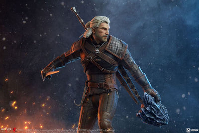 The Witcher 3: Wild Hunt Statue Geralt 42cm - Scale Statue - Sideshow Collectibles - Hobby Figures UK