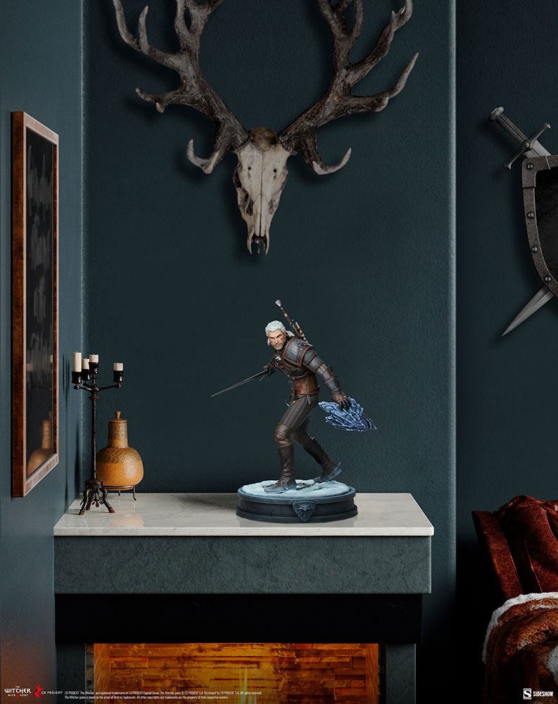 The Witcher 3: Wild Hunt Statue Geralt 42cm - Scale Statue - Sideshow Collectibles - Hobby Figures UK