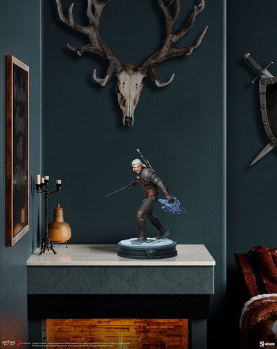 The Witcher 3: Wild Hunt Statue Geralt 42cm - Scale Statue - Sideshow Collectibles - Hobby Figures UK