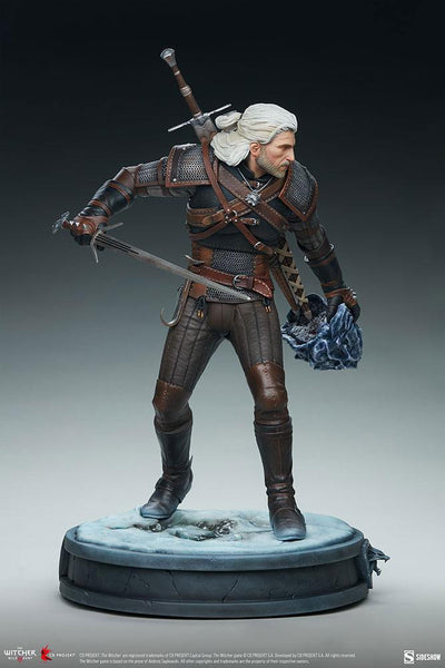 The Witcher 3: Wild Hunt Statue Geralt 42cm - Scale Statue - Sideshow Collectibles - Hobby Figures UK