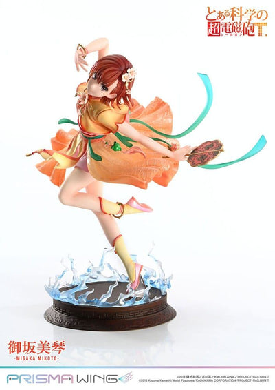 To Aru Kagaku no Railgun Prisma Wing PVC Statue 1/7 Misaka Mikoto 22cm - Scale Statue - Prime 1 Studio - Hobby Figures UK