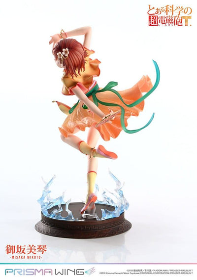 To Aru Kagaku no Railgun Prisma Wing PVC Statue 1/7 Misaka Mikoto 22cm - Scale Statue - Prime 1 Studio - Hobby Figures UK