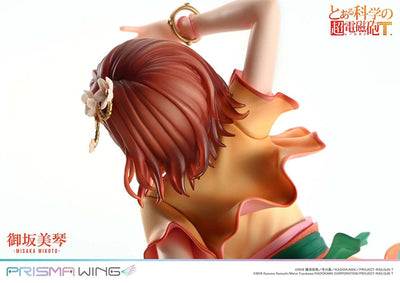 To Aru Kagaku no Railgun Prisma Wing PVC Statue 1/7 Misaka Mikoto 22cm - Scale Statue - Prime 1 Studio - Hobby Figures UK