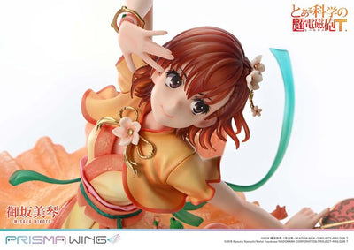 To Aru Kagaku no Railgun Prisma Wing PVC Statue 1/7 Misaka Mikoto 22cm - Scale Statue - Prime 1 Studio - Hobby Figures UK