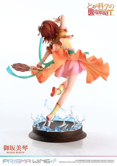 To Aru Kagaku no Railgun Prisma Wing PVC Statue 1/7 Misaka Mikoto 22cm - Scale Statue - Prime 1 Studio - Hobby Figures UK