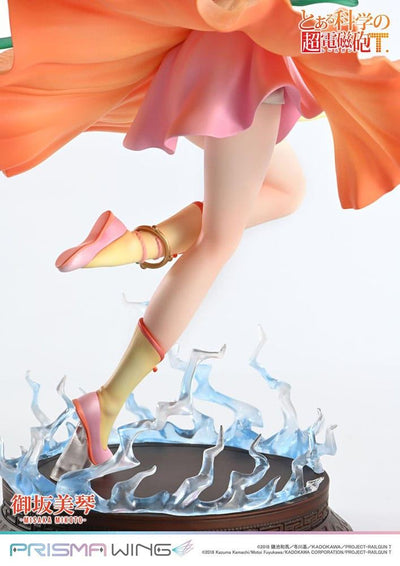 To Aru Kagaku no Railgun Prisma Wing PVC Statue 1/7 Misaka Mikoto 22cm - Scale Statue - Prime 1 Studio - Hobby Figures UK