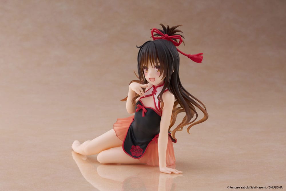 To Love-Ru Darkness PVC Statue Desktop Cute Figure Mikan Yuki Chinese Dress Ver. 13cm - Scale Statue - Taito Prize - Hobby Figures UK