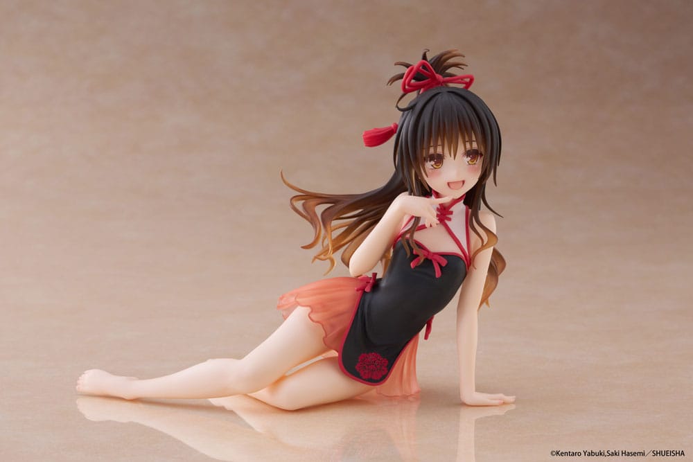 To Love-Ru Darkness PVC Statue Desktop Cute Figure Mikan Yuki Chinese Dress Ver. 13cm - Scale Statue - Taito Prize - Hobby Figures UK