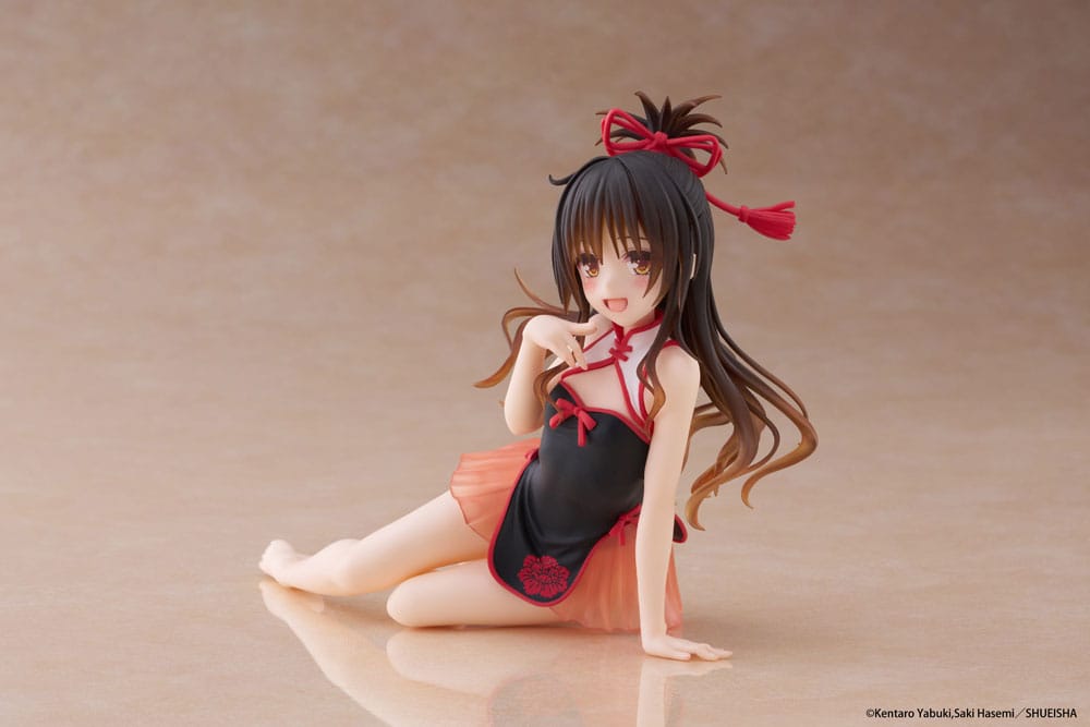 To Love-Ru Darkness PVC Statue Desktop Cute Figure Mikan Yuki Chinese Dress Ver. 13cm - Scale Statue - Taito Prize - Hobby Figures UK