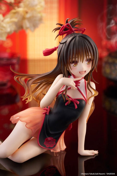 To Love-Ru Darkness PVC Statue Desktop Cute Figure Mikan Yuki Chinese Dress Ver. 13cm - Scale Statue - Taito Prize - Hobby Figures UK