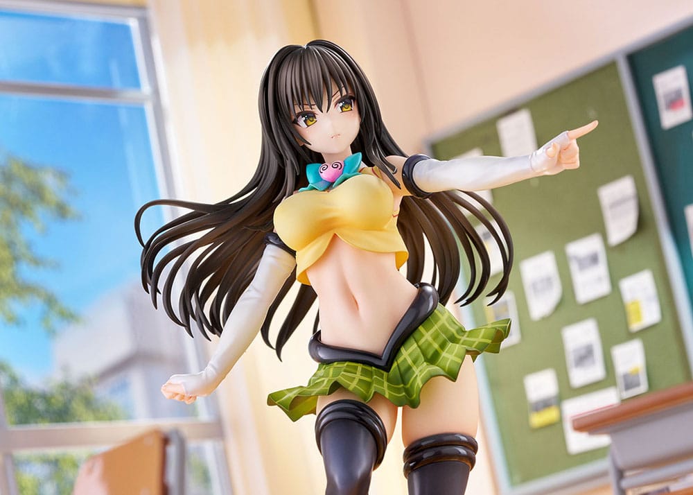 To Love-Ru Darkness Statue PVC 1/7 Yui Kotegawa Arranged Uniform Ver. 24cm - Scale Statue - Ques Q - Hobby Figures UK