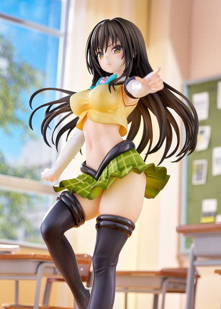 To Love-Ru Darkness Statue PVC 1/7 Yui Kotegawa Arranged Uniform Ver. 24cm - Scale Statue - Ques Q - Hobby Figures UK