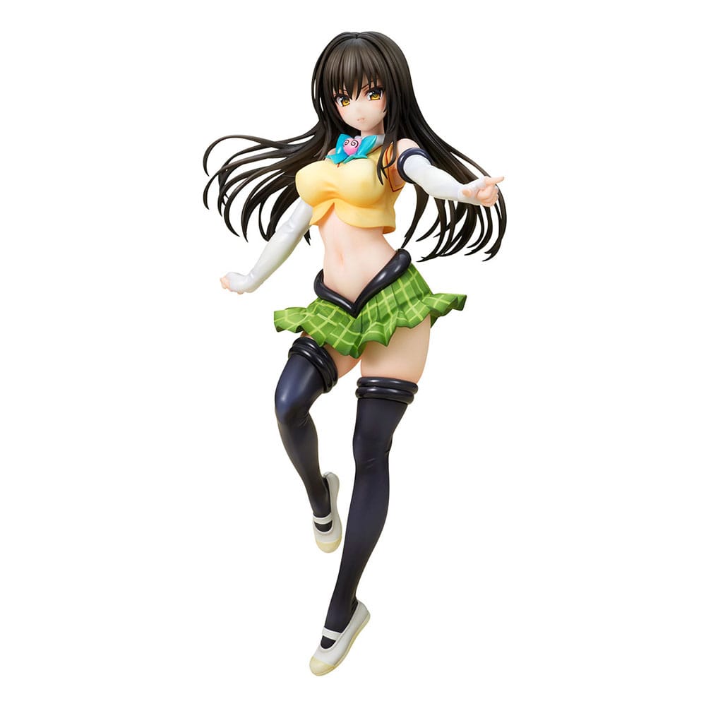 To Love-Ru Darkness Statue PVC 1/7 Yui Kotegawa Arranged Uniform Ver. 24cm - Scale Statue - Ques Q - Hobby Figures UK