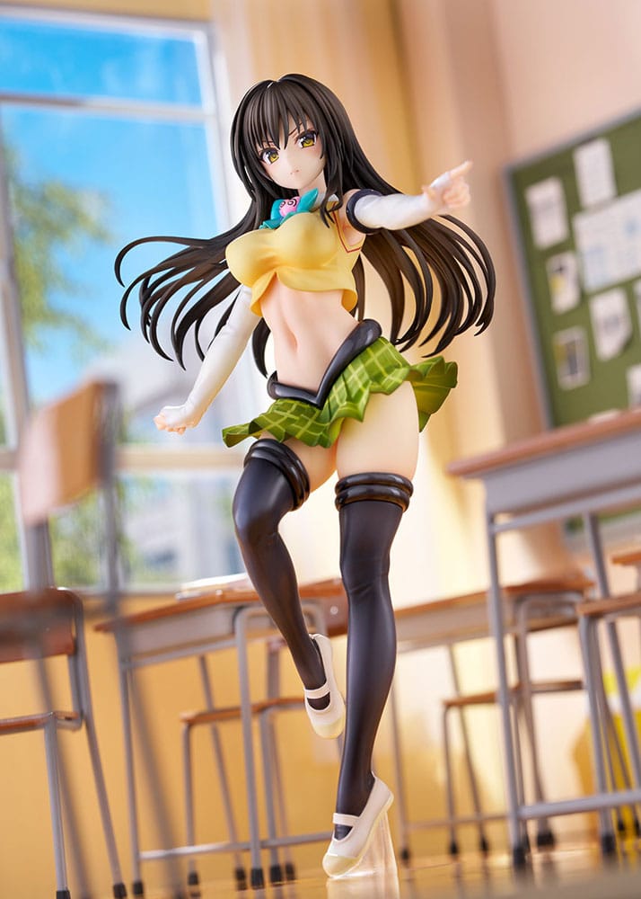 To Love-Ru Darkness Statue PVC 1/7 Yui Kotegawa Arranged Uniform Ver. 24cm - Scale Statue - Ques Q - Hobby Figures UK
