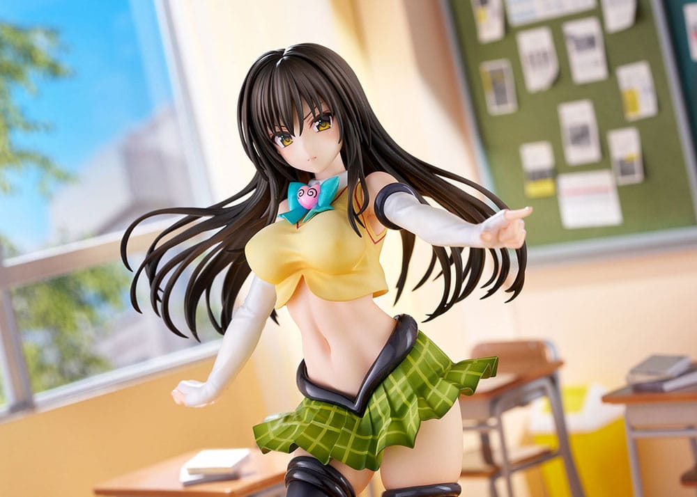 To Love-Ru Darkness Statue PVC 1/7 Yui Kotegawa Arranged Uniform Ver. 24cm - Scale Statue - Ques Q - Hobby Figures UK