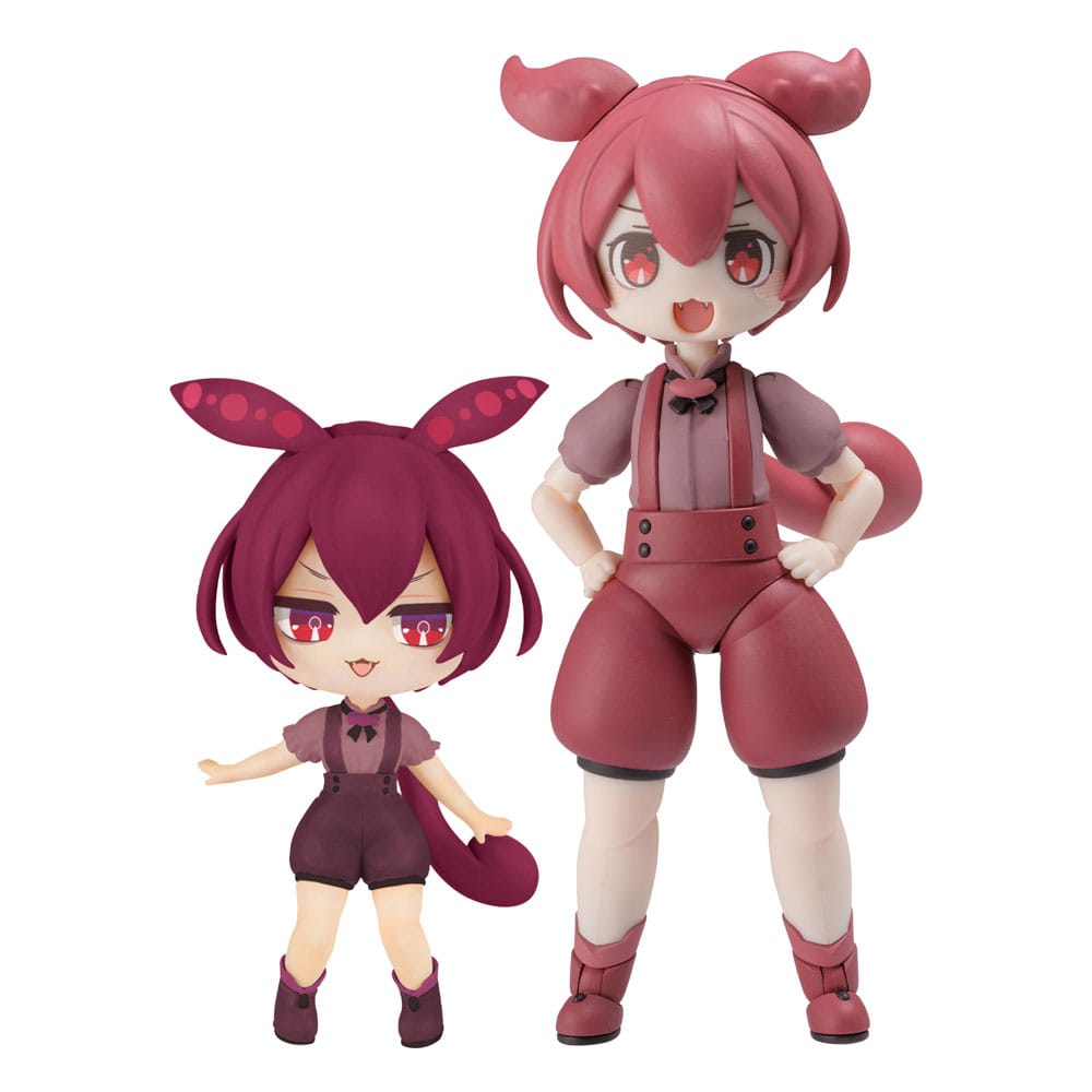 Tohoku Zunko Plastic Model Kit 1/12 Plafia Ankomon Mini Figure Set 10cm - Model Kit - Plum - Hobby Figures UK