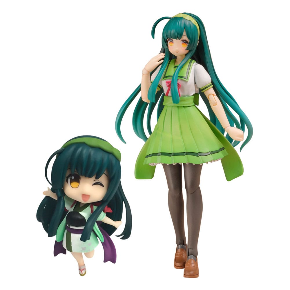 Tohoku Zunko Plastic Model Kit 1/12 Plafia Tohoku Zunko Mini Figure Set 13cm - Model Kit - Plum - Hobby Figures UK