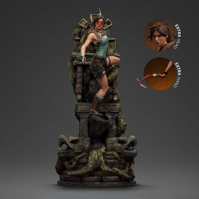 Tomb Raider Deluxe Art Scale Statue 1/10 Lara Croft 36cm - Scale Statue - Iron Studios - Hobby Figures UK