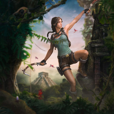 Tomb Raider Deluxe Art Scale Statue 1/10 Lara Croft 36cm - Scale Statue - Iron Studios - Hobby Figures UK