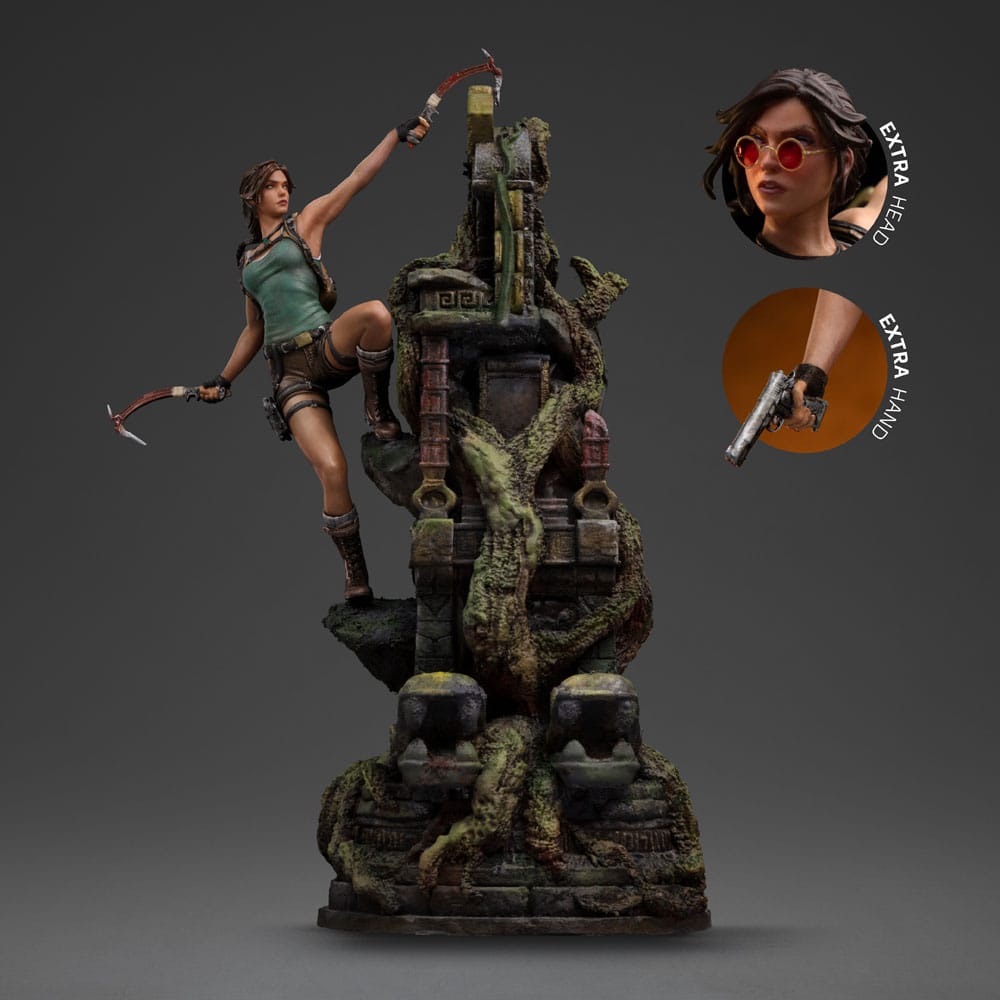 Tomb Raider Deluxe Art Scale Statue 1/10 Lara Croft 36cm - Scale Statue - Iron Studios - Hobby Figures UK