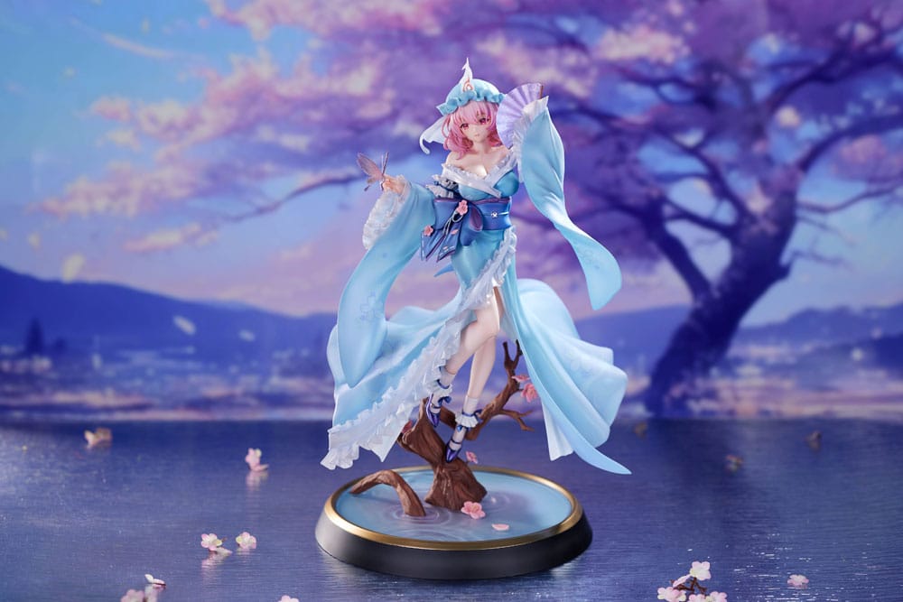 Touhou Project PVC Statue 1/6 Ghost From the Calamitous Nirvana Yuyuko Saigyouji 32cm - Scale Statue - Magi Arts - Hobby Figures UK