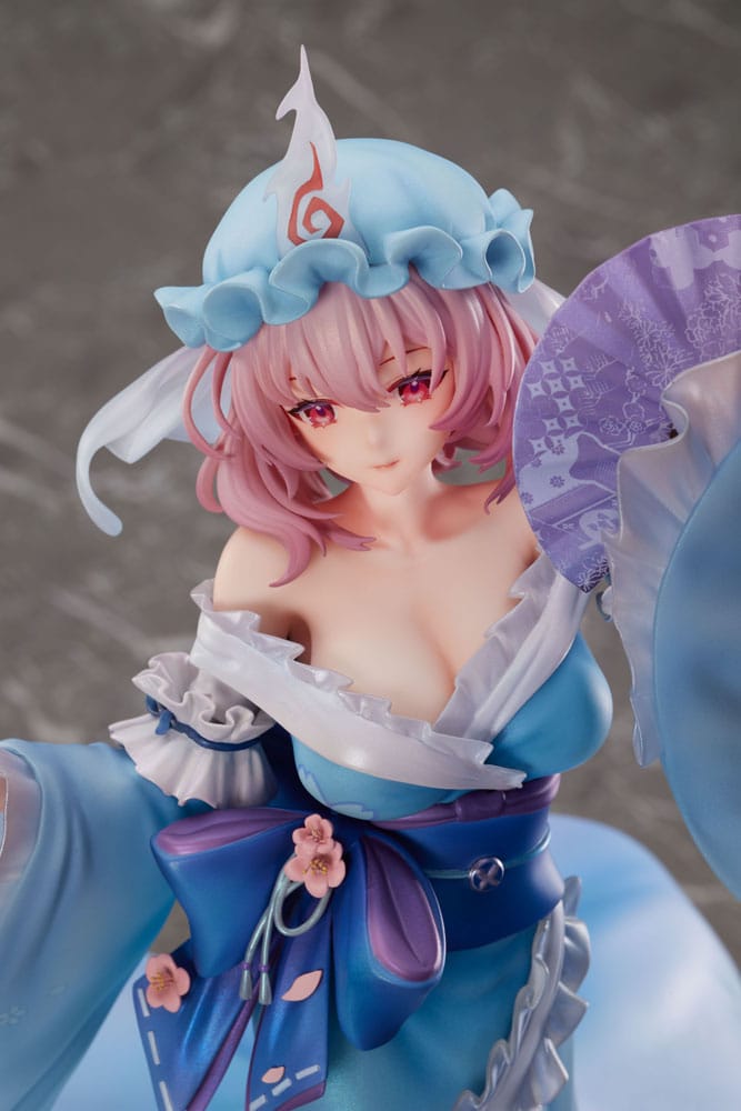 Touhou Project PVC Statue 1/6 Ghost From the Calamitous Nirvana Yuyuko Saigyouji 32cm - Scale Statue - Magi Arts - Hobby Figures UK