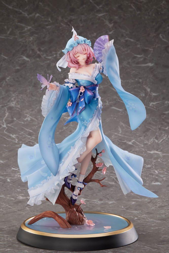 Touhou Project PVC Statue 1/6 Ghost From the Calamitous Nirvana Yuyuko Saigyouji Deluxe Edition 32cm - Scale Statue - Magi Arts - Hobby Figures UK