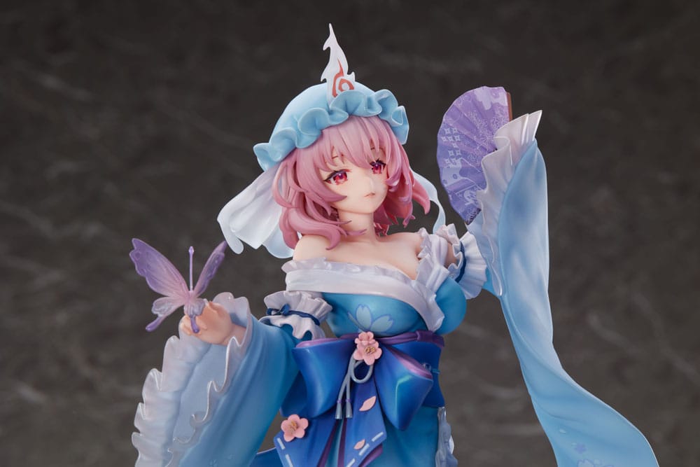 Touhou Project PVC Statue 1/6 Ghost From the Calamitous Nirvana Yuyuko Saigyouji 32cm - Scale Statue - Magi Arts - Hobby Figures UK