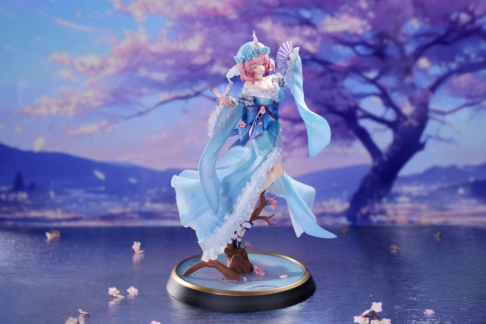 Touhou Project PVC Statue 1/6 Ghost From the Calamitous Nirvana Yuyuko Saigyouji Deluxe Edition 32cm - Scale Statue - Magi Arts - Hobby Figures UK