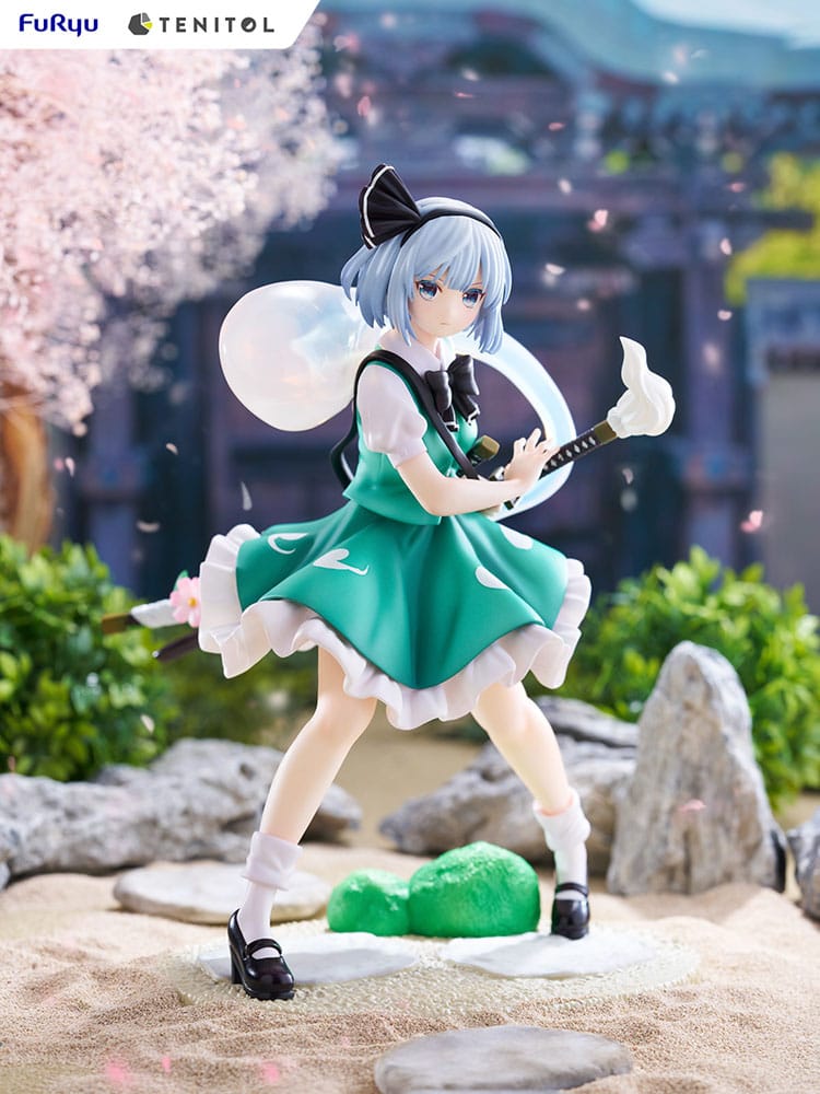 東方Project TENITOL YOUMU KONPAKU 開封品 Touhou Project Tenitol PVC Statue Youmu Konpaku 19cm – Hobby Figures