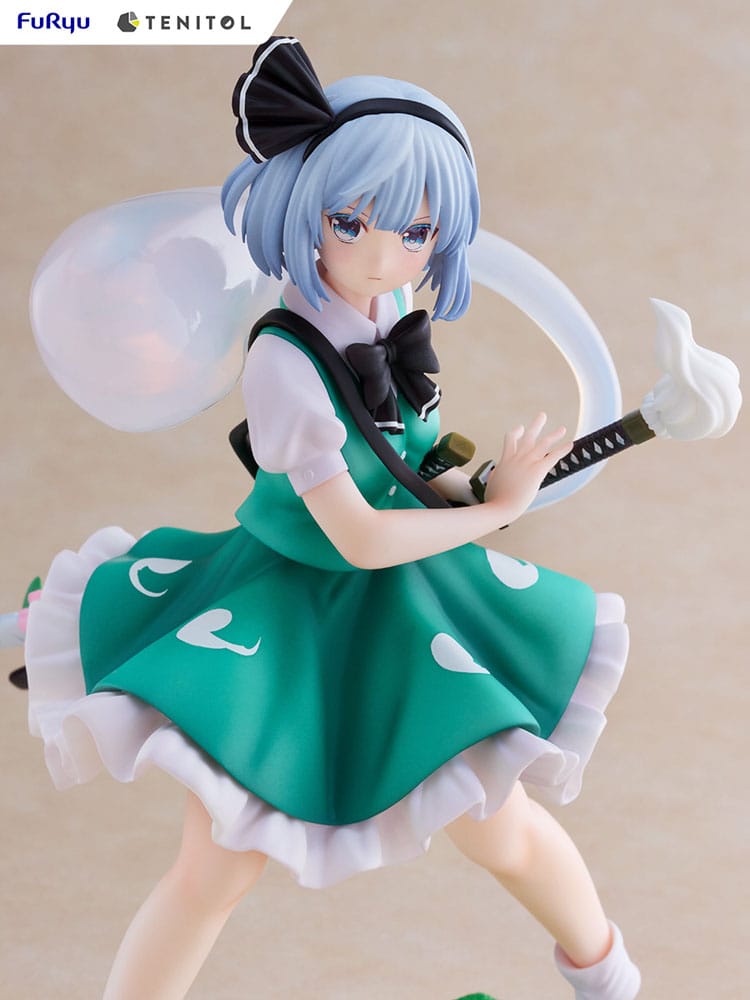 東方Project TENITOL YOUMU KONPAKU 開封品 Touhou Project Tenitol PVC Statue Youmu Konpaku 19cm – Hobby Figures