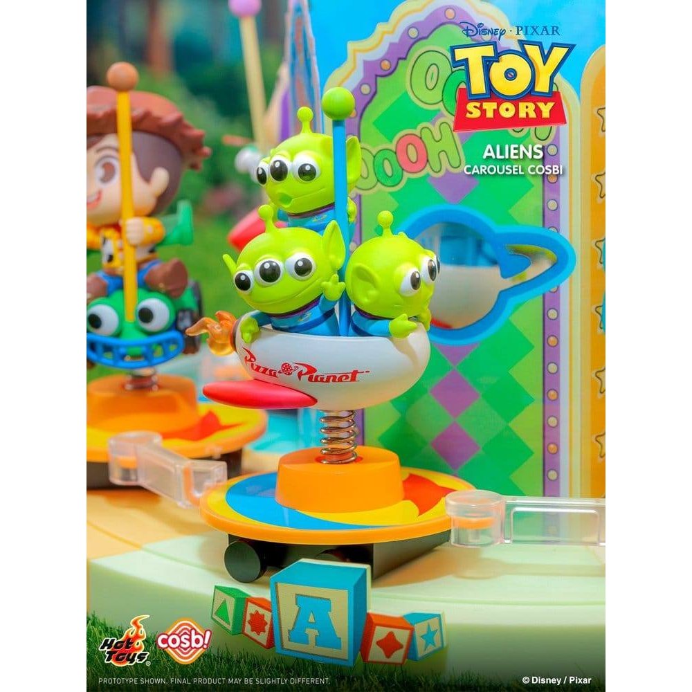 Toy Story Cosbi Mini Figures Carousel Collection 10cm Blind Box Displa ...