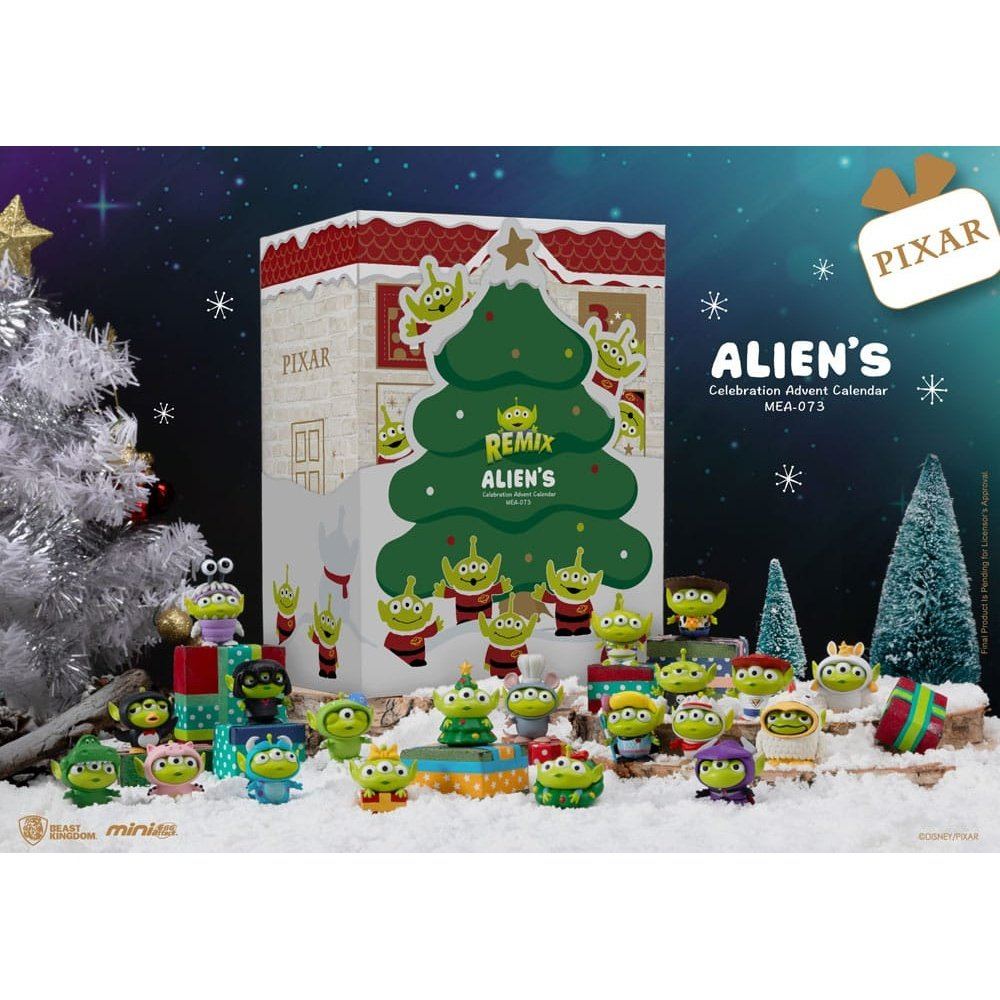 Toy Story Mini Egg Attack Advent Calendar Alien's celebration - Mini Figures - Beast Kingdom Toys - Hobby Figures UK