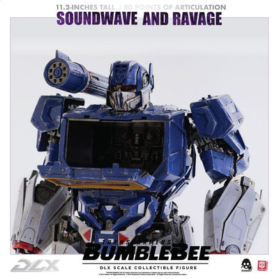 Transformers Bumblebee DLX Action Figure 2-Pack 1/6 Soundwave & Ravage 28cm - Action Figures - ThreeZero - Hobby Figures UK