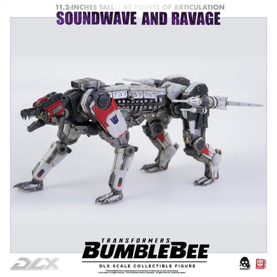 Transformers Bumblebee DLX Action Figure 2-Pack 1/6 Soundwave & Ravage 28cm - Action Figures - ThreeZero - Hobby Figures UK