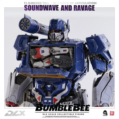 Transformers Bumblebee DLX Action Figure 2-Pack 1/6 Soundwave & Ravage 28cm - Action Figures - ThreeZero - Hobby Figures UK