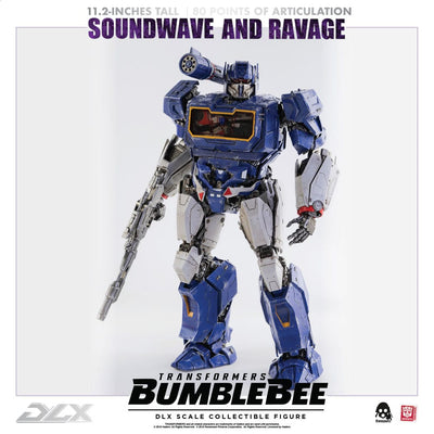 Transformers Bumblebee DLX Action Figure 2-Pack 1/6 Soundwave & Ravage 28cm - Action Figures - ThreeZero - Hobby Figures UK