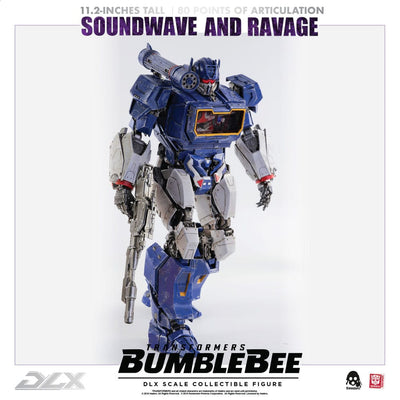 Transformers Bumblebee DLX Action Figure 2-Pack 1/6 Soundwave & Ravage 28cm - Action Figures - ThreeZero - Hobby Figures UK